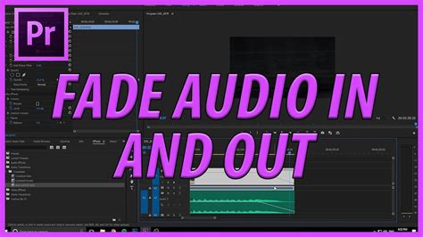 how to fade music out in premiere pro - do you know the different types of fades?